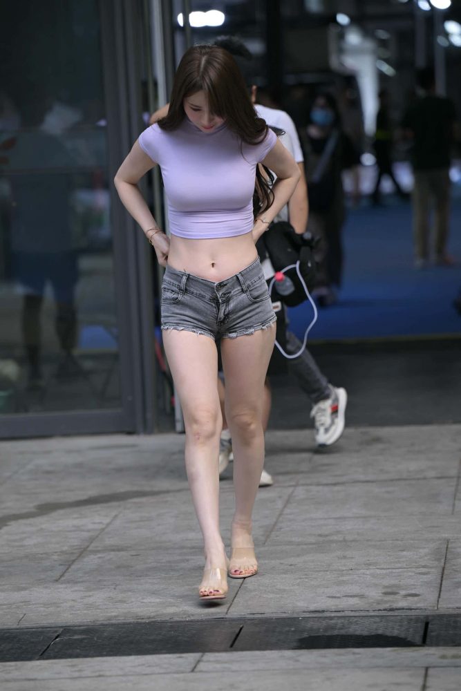 青春活力牛仔热裤【254P】J4902-喵咪图库