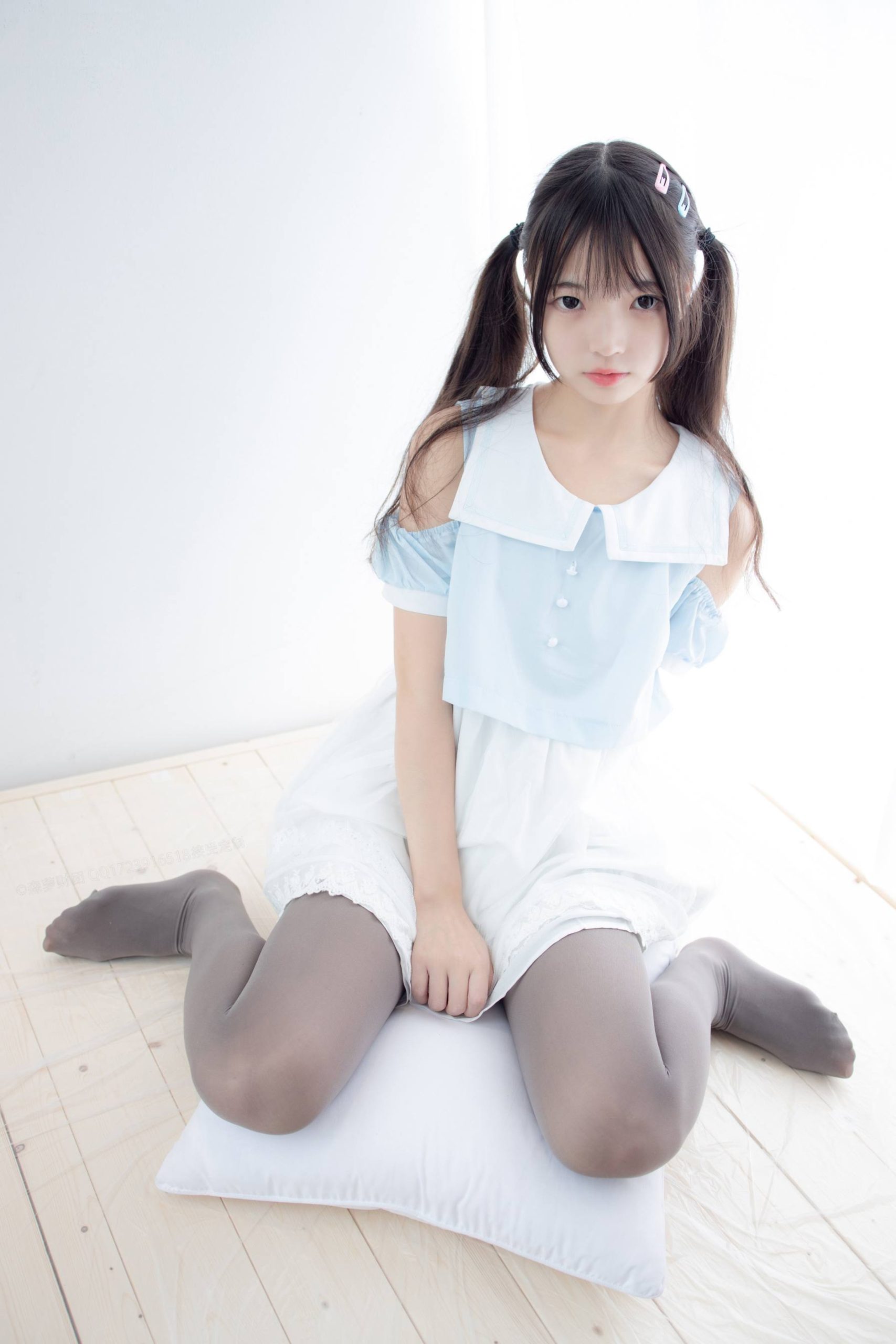 图片[5]-超级甜美的灰丝小姑娘【86P】20005-喵咪图库