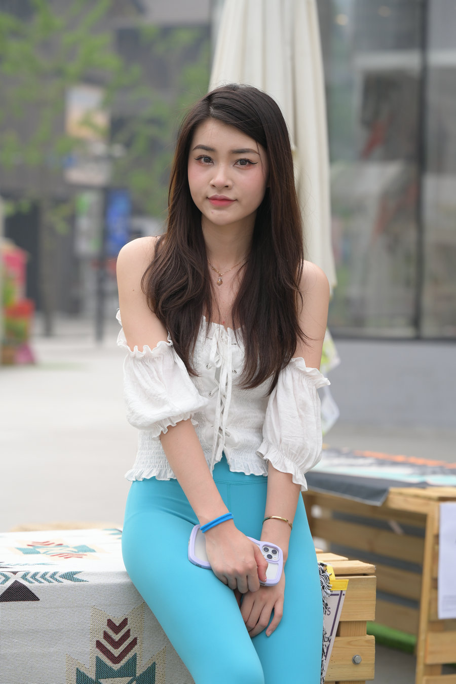 图片[2]-蓝色瑜伽裤漂亮女孩 J3299 769P-12.9GB-喵咪图库