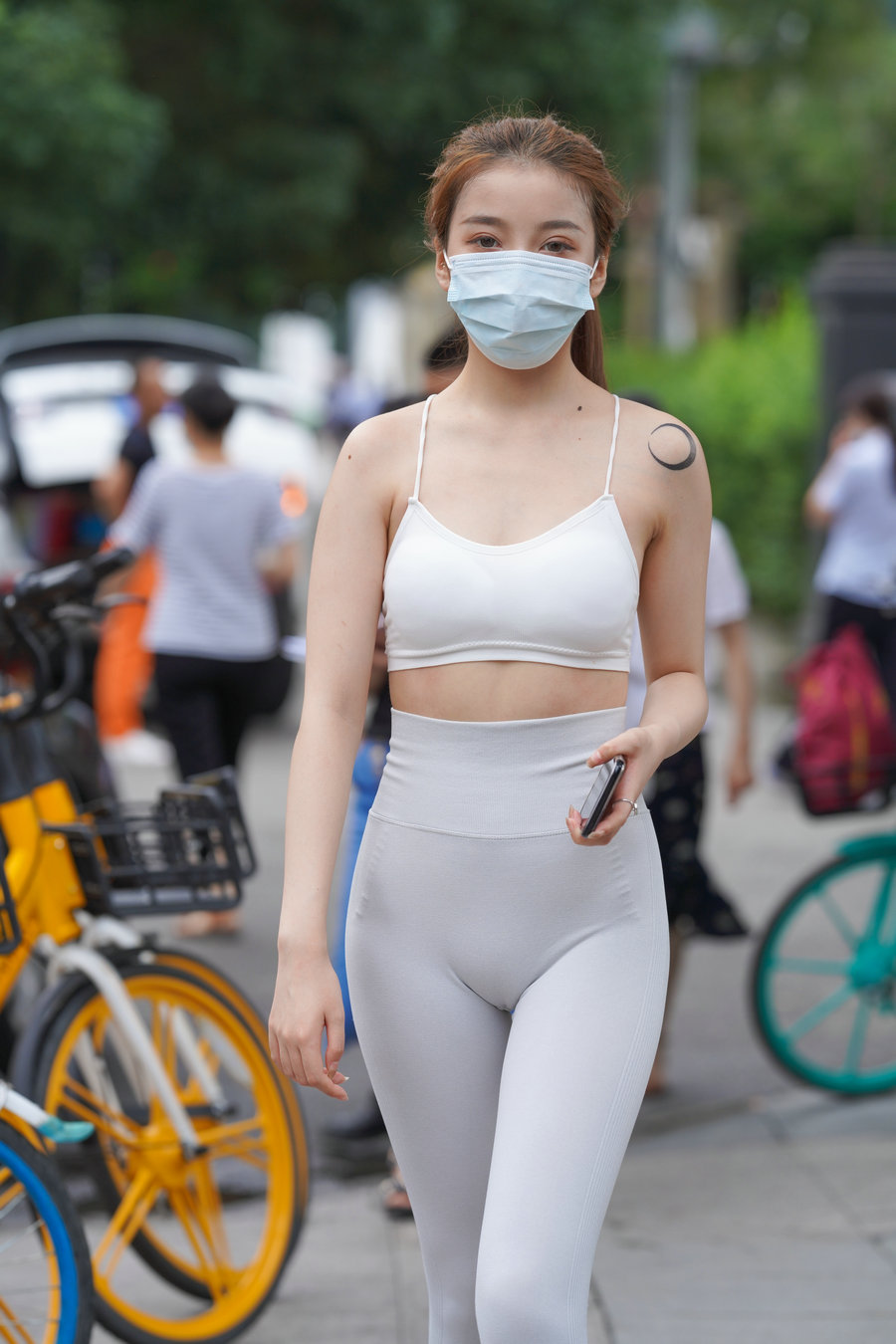 图片[2]-灰色瑜伽裤女孩 J1323 723P4V-17.9GB-喵咪图库