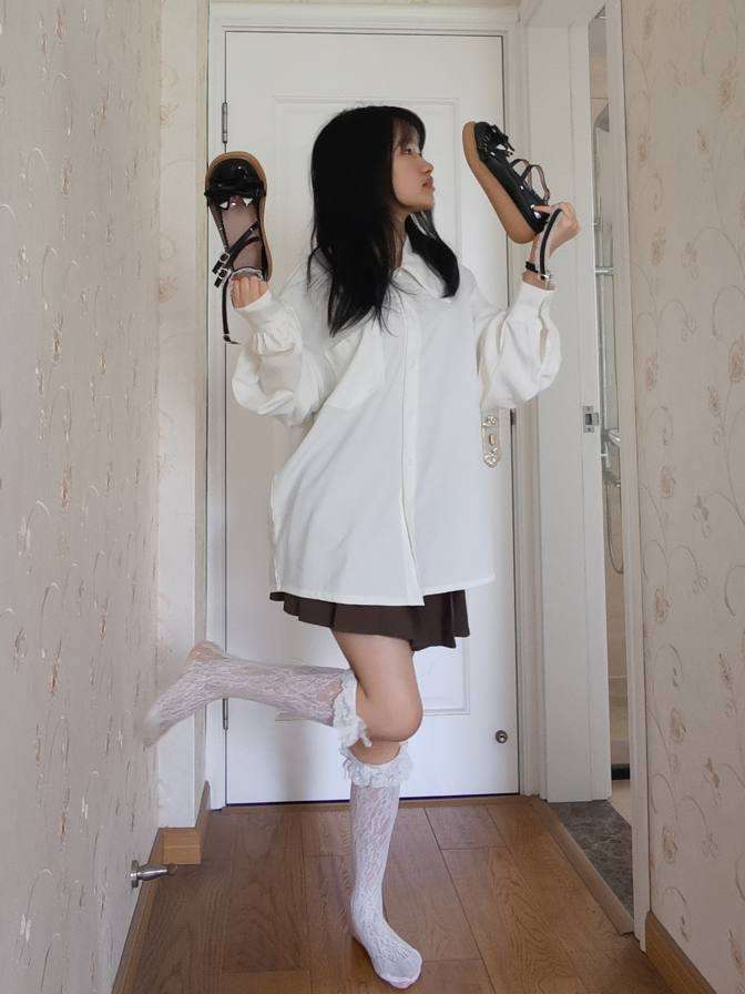 图片[3]-百褶裙可爱又大方的小姑娘【122P】20002-喵咪图库