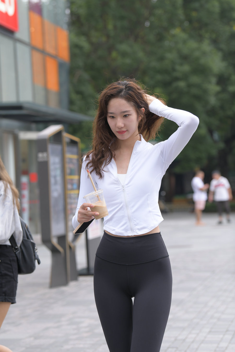 图片[3]-像刘亦菲的黑色瑜伽裤女孩J2237 340P1V-14.8GB-喵咪图库