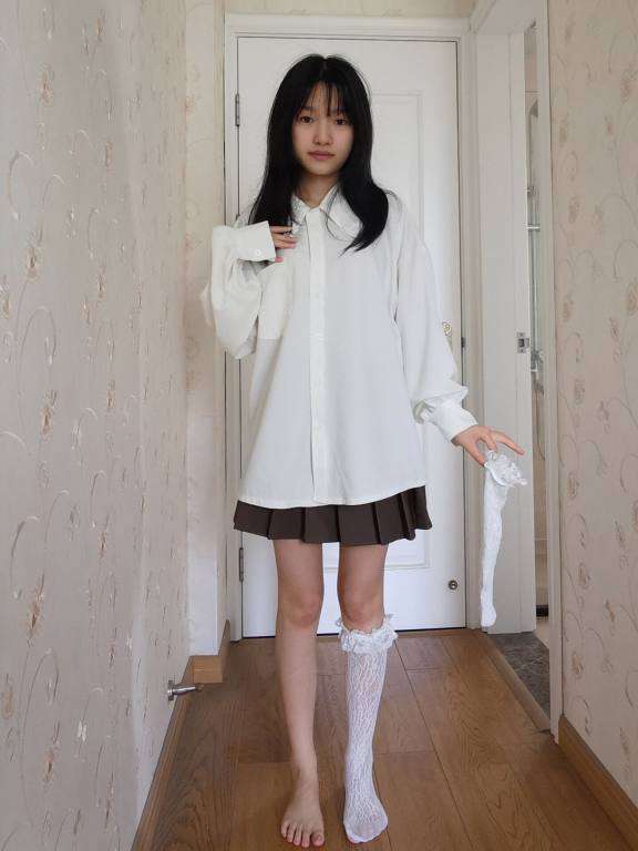 图片[1]-百褶裙可爱又大方的小姑娘【122P】20002-喵咪图库