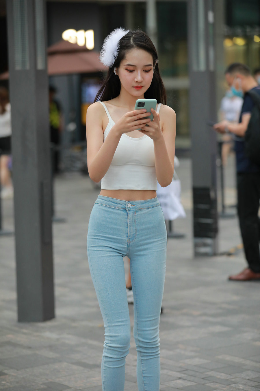 图片[3]-非常漂亮的牛仔裤女孩 J2144 98P1V-1.92GB-喵咪图库