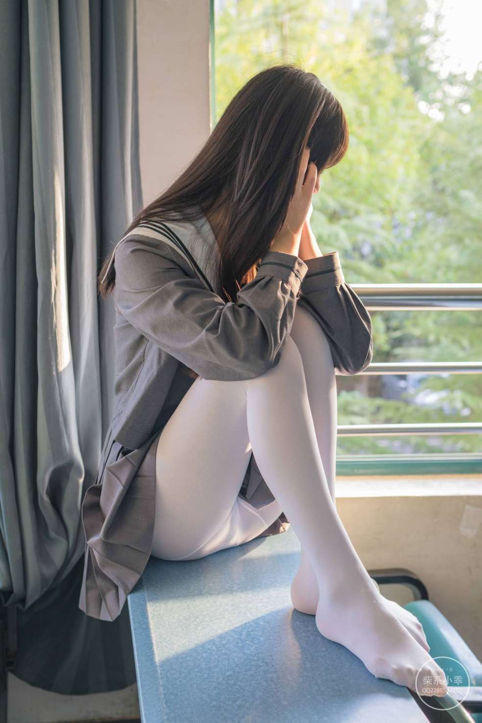 图片[4]-白丝清纯少女真的太可爱了【60P】20001-喵咪图库