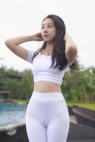 图片[2]-白色瑜伽裤柔情女孩 J1406 554P2V-21.1GB-喵咪图库