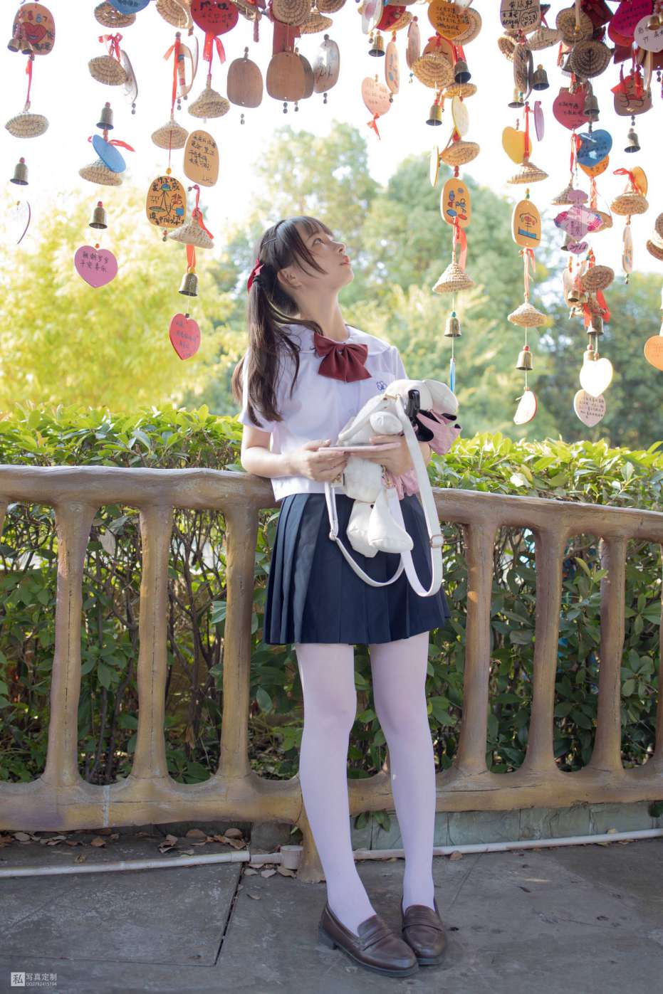 图片[5]-眼神好清澈的双马尾白丝女孩【75P】20019-喵咪图库