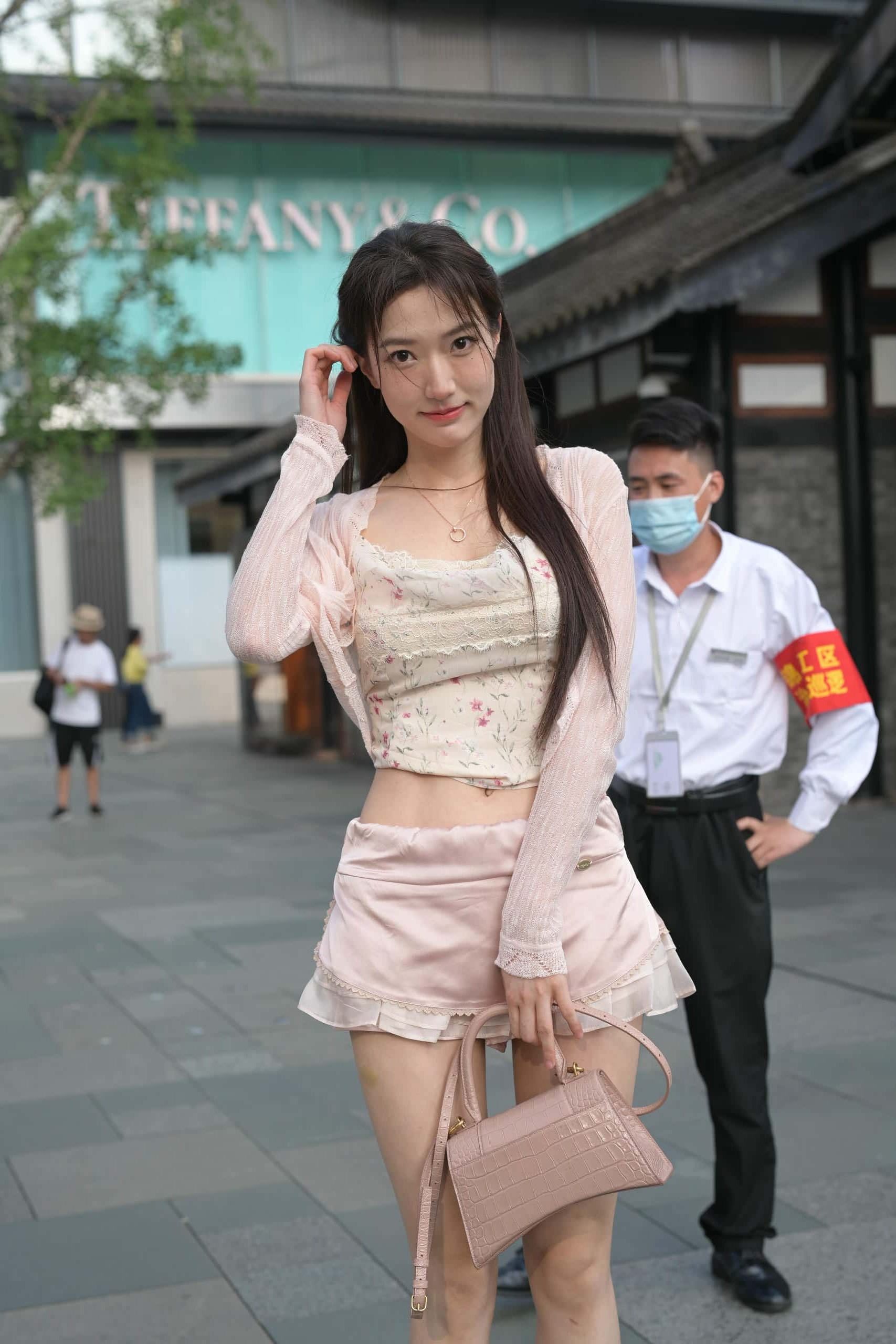 图片[2]-穿蕾丝蛋糕裙的粉色系少女【131P】J7577-喵咪图库