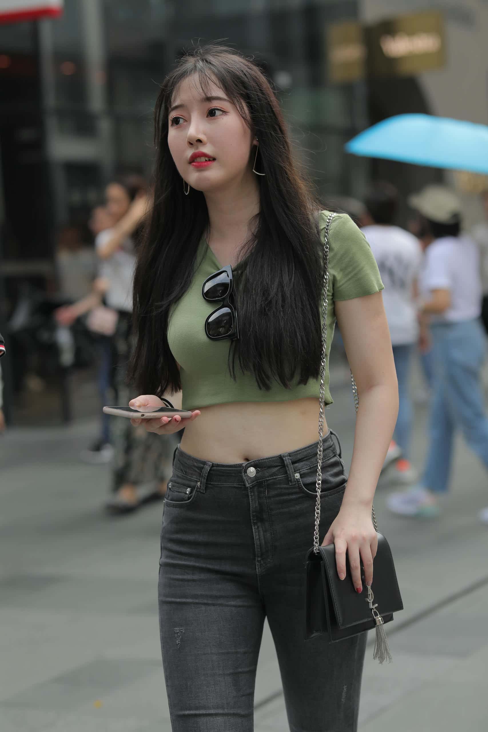 图片[1]-甜美靓丽牛仔裤女孩 【106P】J4144-喵咪图库