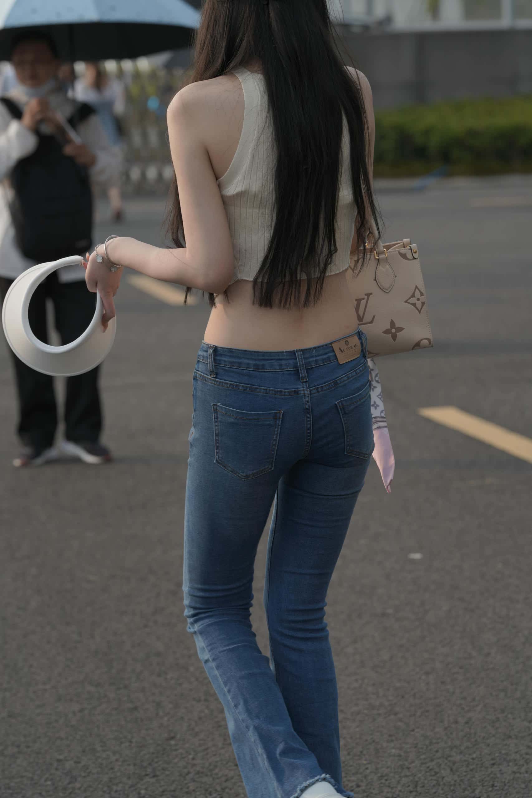 图片[4]-清纯喇叭牛仔裤女孩 【79P】J3591-喵咪图库