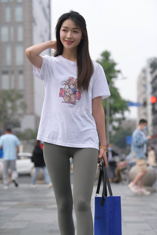 一身休闲装的瑜伽裤女孩J2961 709P1V-24.1GB-喵咪图库