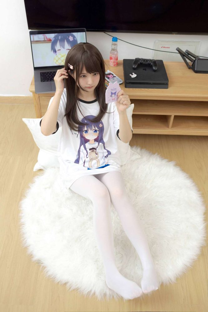 二次元白丝美少女【69P】20027-喵咪图库