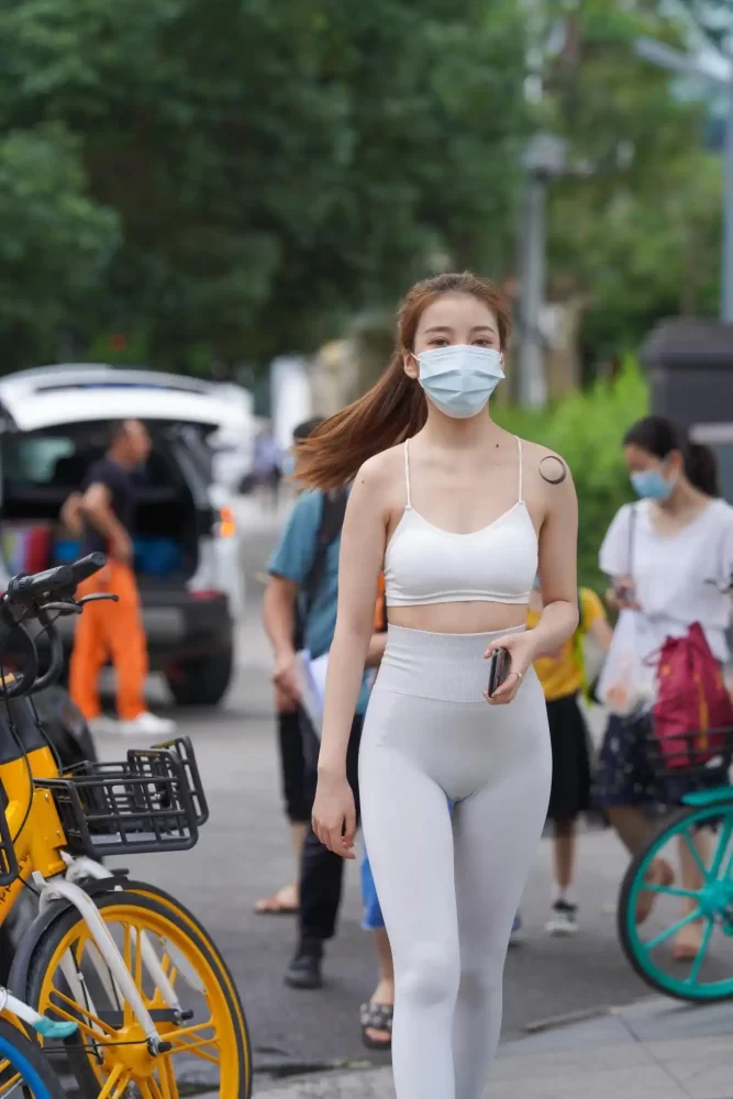 灰色瑜伽裤女孩 J1323 723P4V-17.9GB-喵咪图库