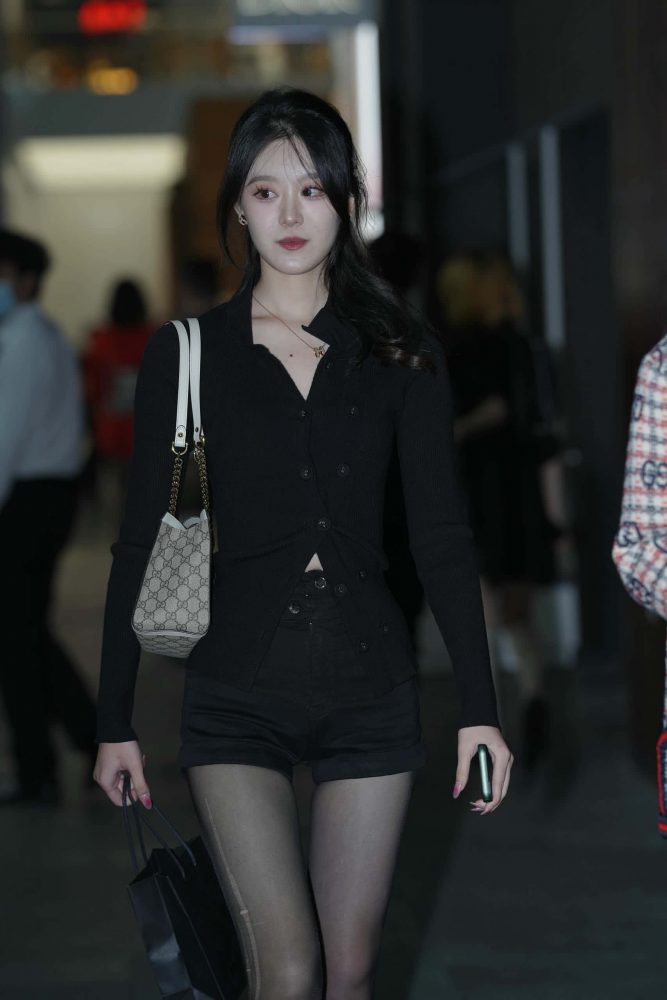 黑色系马尾辫少女 【173P】K4446-喵咪图库