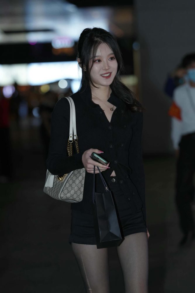 黑色系马尾辫少女 【173P】K4446-喵咪图库